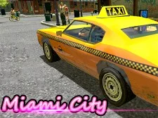 Miami taxa driver 3D