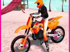 Motocross Beach Jumping Bike Stunt spil